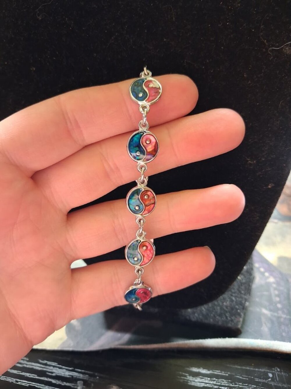 7 inch Yin Yang bracelet